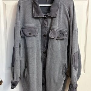 Free People Gray Ruby Jacket